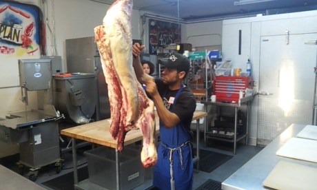 Kent starting the process. He wouldn't do too much since he wanted us completely hands on!