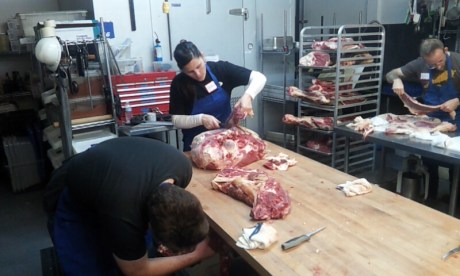 Parts of meat everywhere!!!