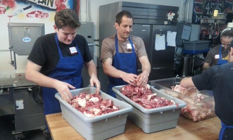 More inappropriate meat jokes. 