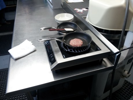 Testing the Marguez before stuffing. 