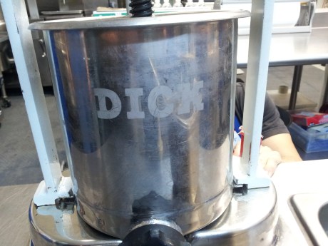 F. Dick are a German knife and kitchen hardware manufacturer. Insert inappropriate joke here--->