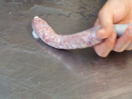 Pork sausage stuffing. 