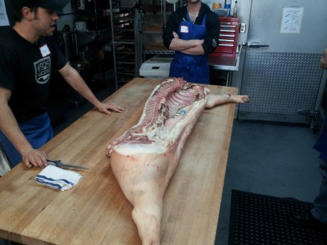 On the chopping block!